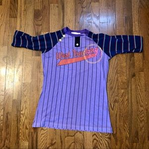 FRESH KARMA Deconstructed Baseball Style Tee (Y2K/Vintage)